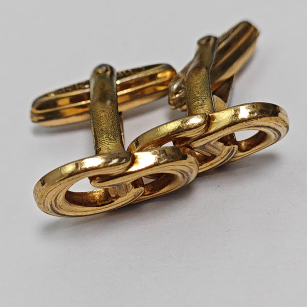 Metal Cufflink Gold