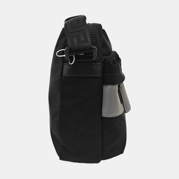 Nylon Shoulder Bag Small Black