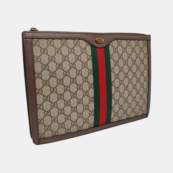 Ophidia Monogram Coated Canvas Beige