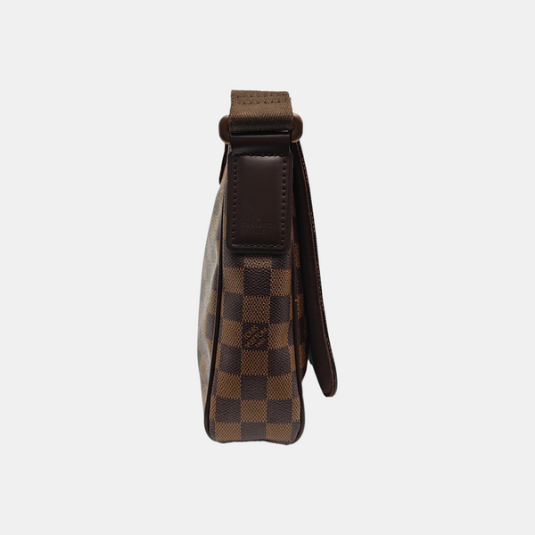 BROOKLYN Damier Ebene Coated Canvas Brown