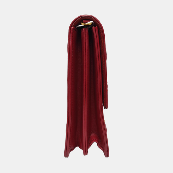 Diorama Cannage Calfskin Red