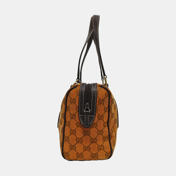 Monogram Canvas Top Handle Bag Orange