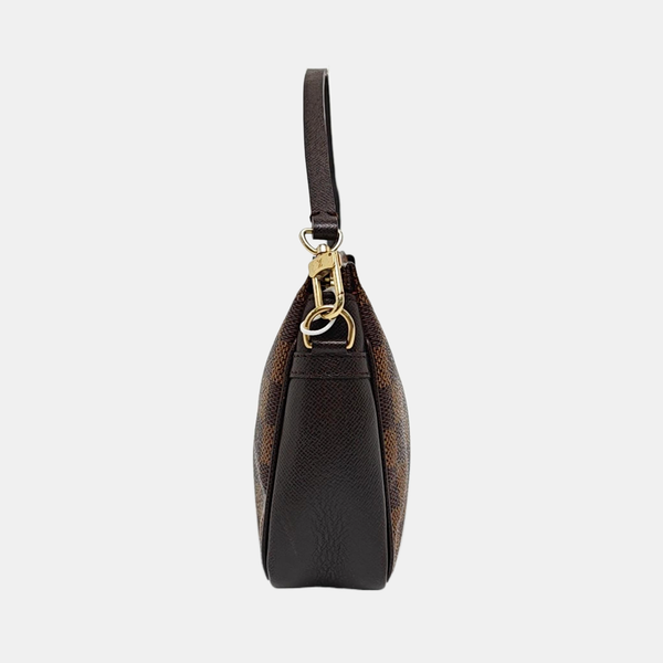 TROUSSE MAKE UP Damier Ebene Coated Canvas Brown