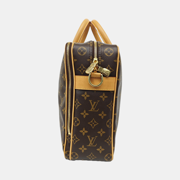 Monogram Coated Canvas Shoulder Bag Brown