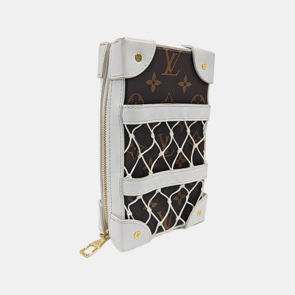 SOFT TRUNK Monogram Coated Canvas Brown