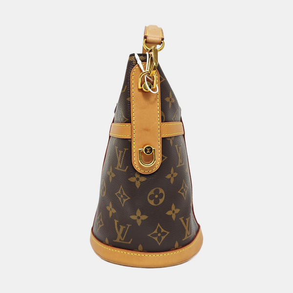 DUFFLE Monogram Coated Canvas Brown