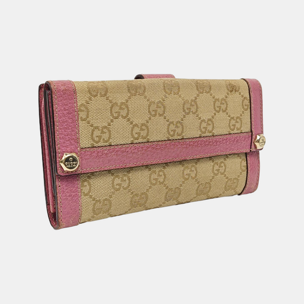 Monogram Canvas Wallet Brown