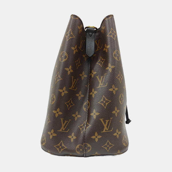 NÉONOÉ MM Monogram Coated Canvas Brown