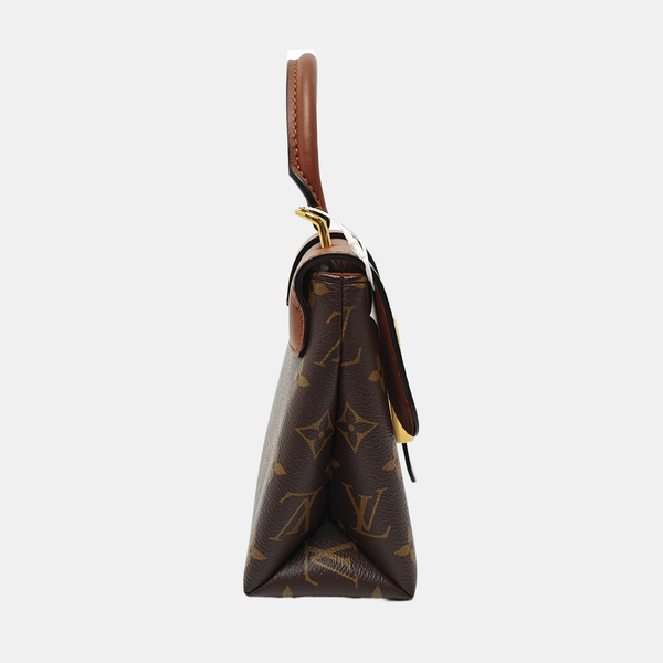 LOCKY BB Monogram Coated Canvas Brown