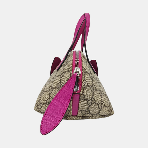 Monogram Coated Canvas Top Handle Bag Beige