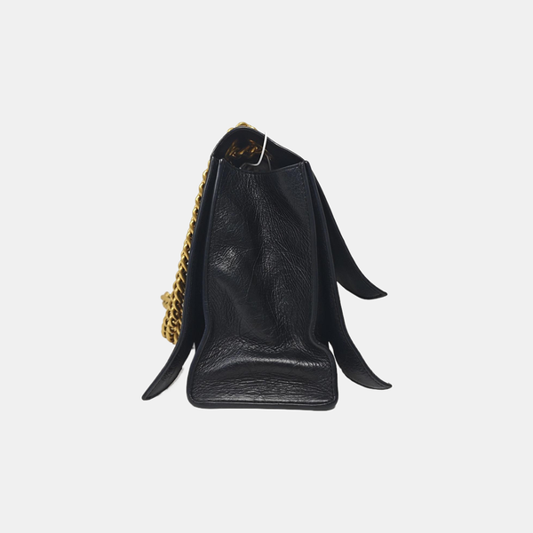 Crush Medium Calfskin Black
