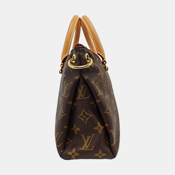 PALLAS BB Monogram Coated Canvas Brown