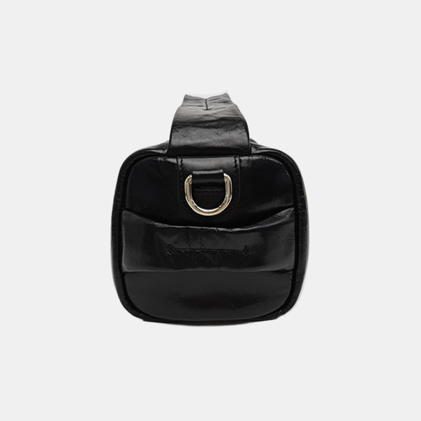 Calfskin Shoulder Bag Black