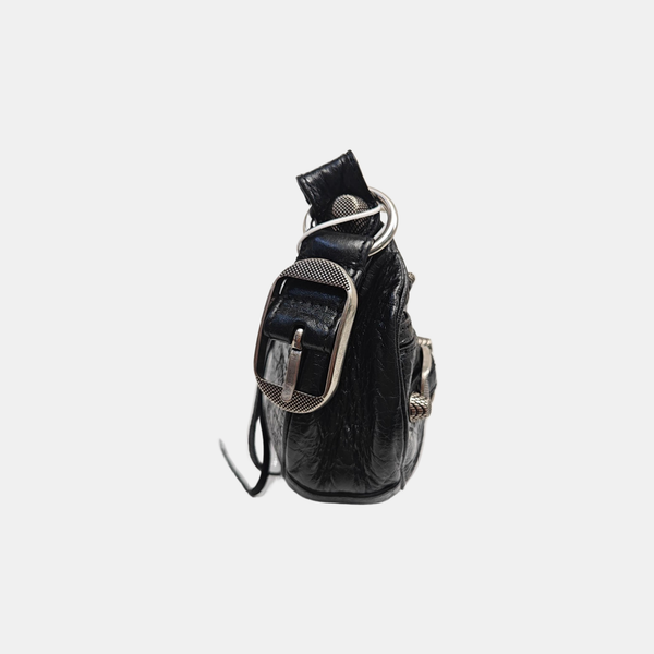 Le Cagole Small Lambskin Black