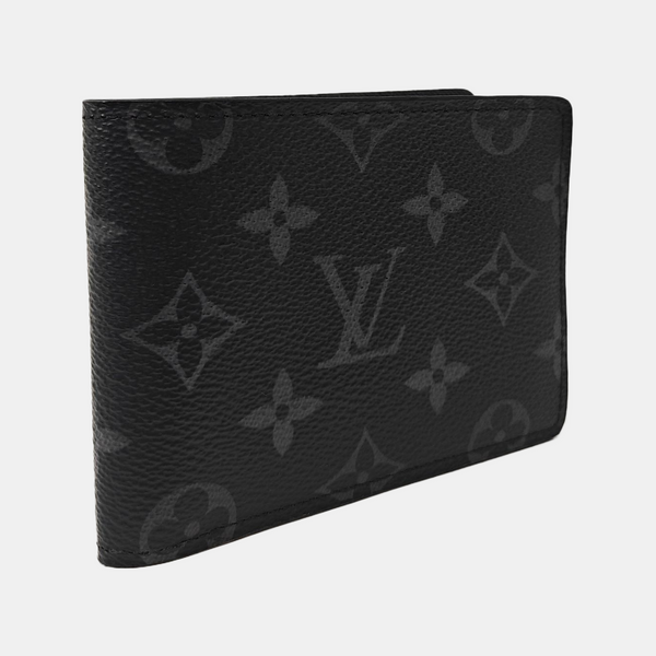 MULTIPLE Monogram Coated Canvas Black Wallet