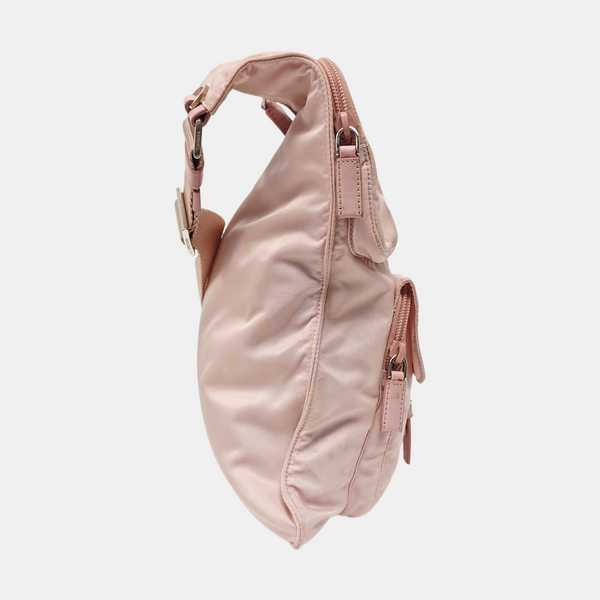 Nylon Shoulder Bag Pink