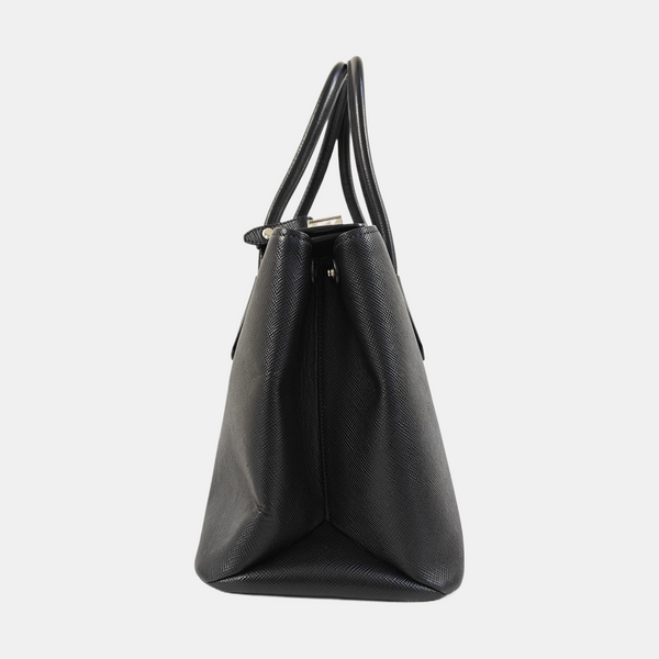 Twin Saffiano Calfskin Black