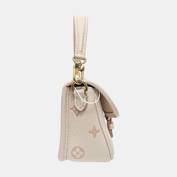 DIANE Nano Monogram Calfskin White