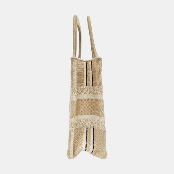 Book Tote Mini Canvas Beige