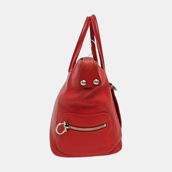 Calfskin Tote Bag Red