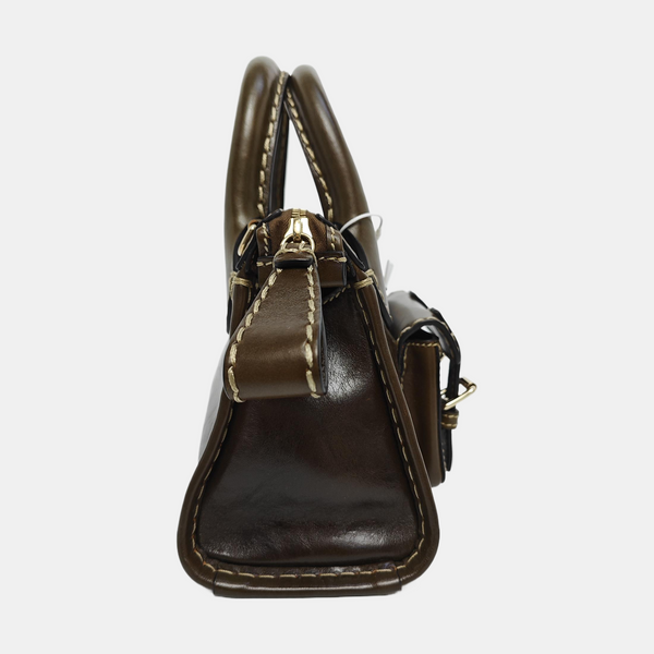 Edith Mini Calfskin Brown