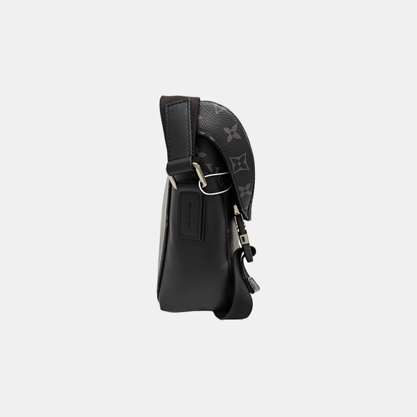 VOYAGER PM Monogram Coated Canvas Black