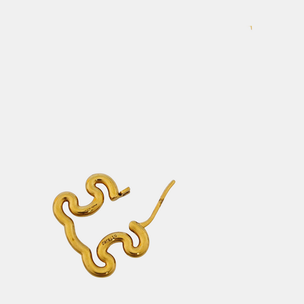 Metal Gold Stud Earrings
