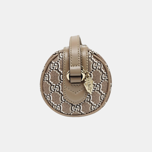Monogram Coated Canvas Crossbody Bag Mini Brown