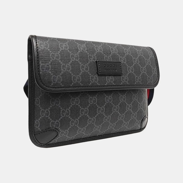 Neo Vintage Monogram Coated Canvas Black