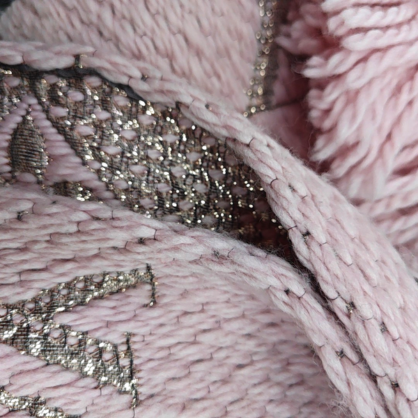 Pink Wool Scarf