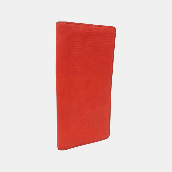 BRAZZA Damier Calfskin Red Wallet