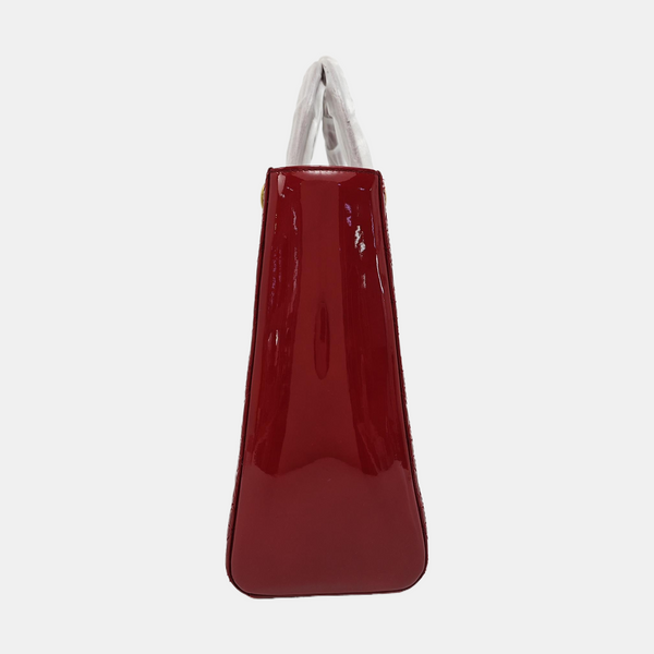 Lady Dior Large Cannage Patent Leather Red