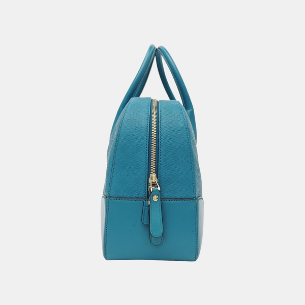 Quilted Calfskin Shoulder Bag Blue
