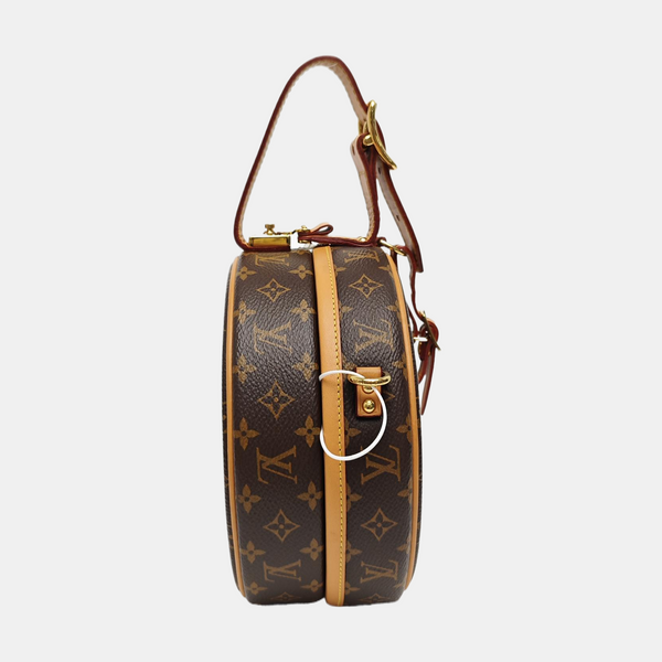 BOITE CHAPEAU PM Monogram Coated Canvas Brown