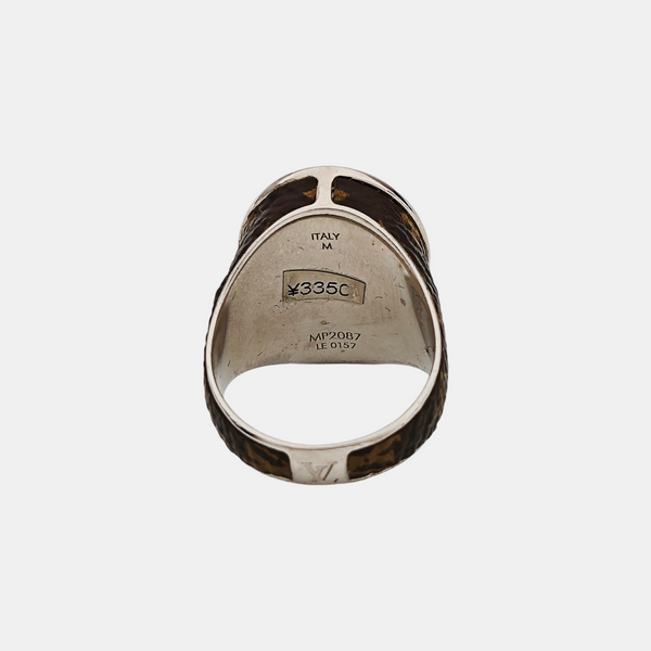 Metal Brown Ring EU 61