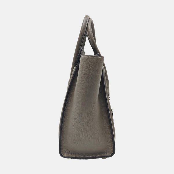 LUGGAGE Quilted Calfskin Gray