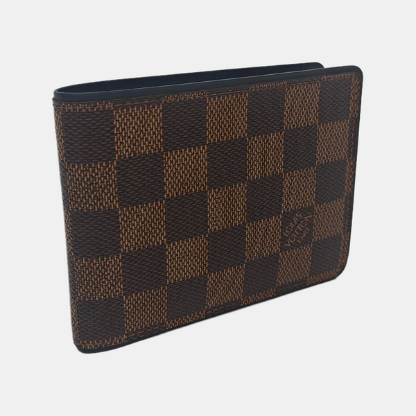Damier Ebene Coated Canvas Wallet Brown