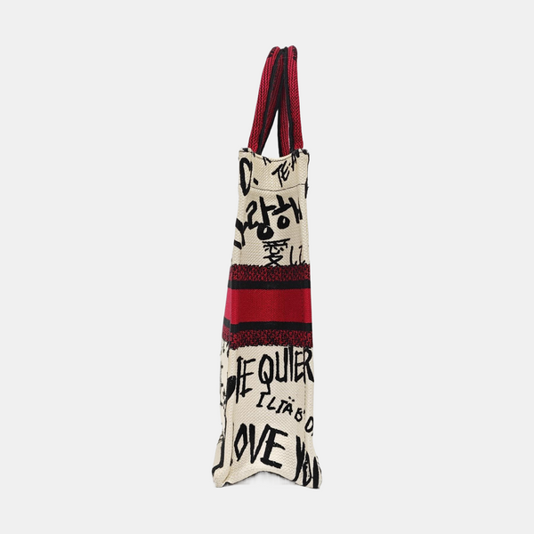Book Tote Canvas White