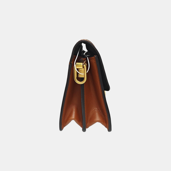 DAUPHINE Mini Monogram Coated Canvas Brown