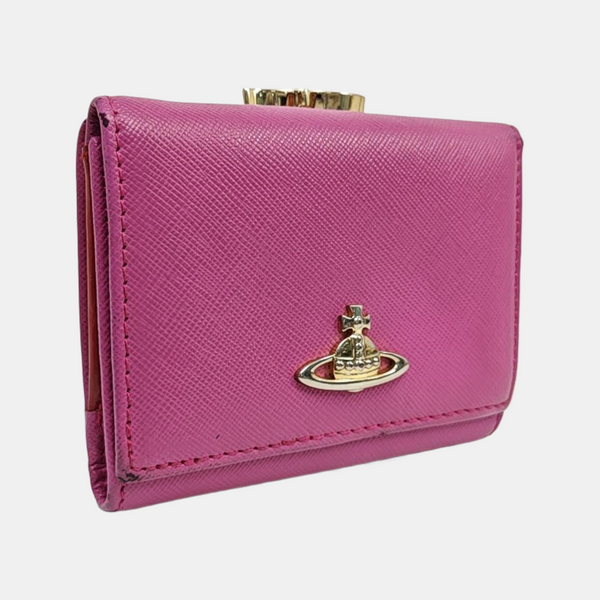 Leather Wallet Pink