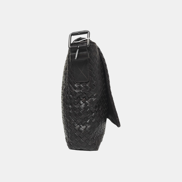 Calfskin Shoulder Bag Brown