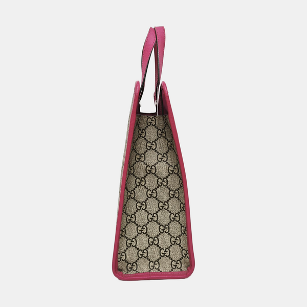 Children’s GG Bucket Monogram Coated Canvas Beige