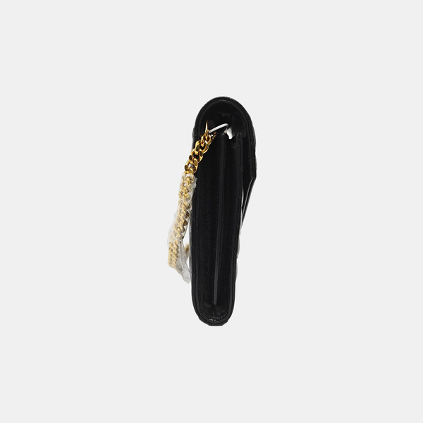 MONOGRAM Medium Chevron Calfskin Black