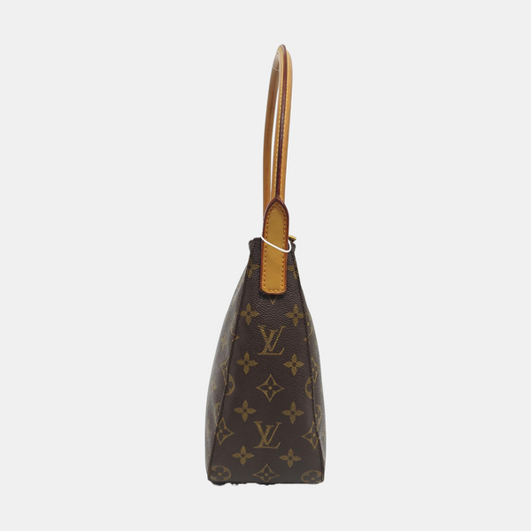 LOOPING MM Monogram Coated Canvas Brown