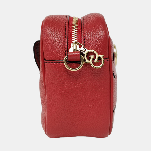 Galore Quilted Calfskin Red