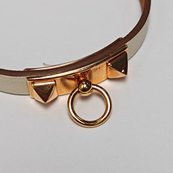 Rivale Leather White Bracelet