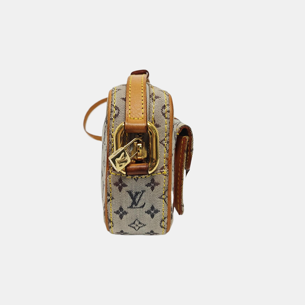 JULIETTE Mini Monogram Denim Gray