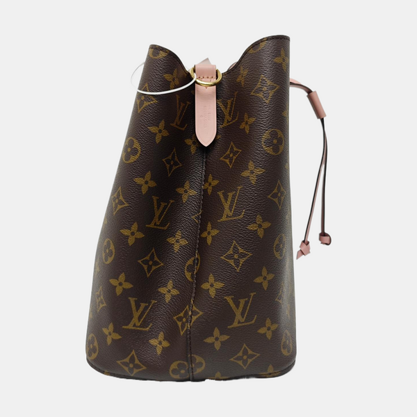 NÉONOÉ MM Monogram Coated Canvas Brown