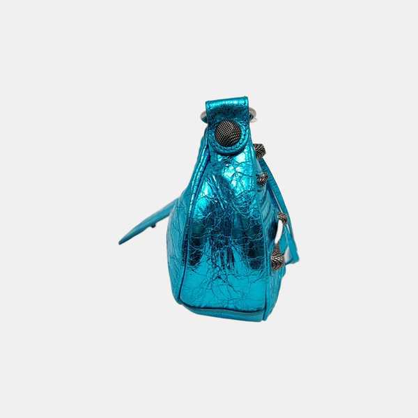 Le Cagole Small Lambskin Blue