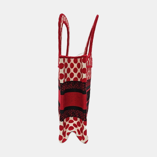 Book Tote Mini Canvas Red